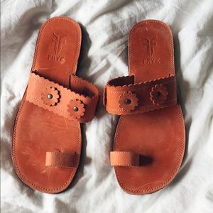 Frye slide sandals